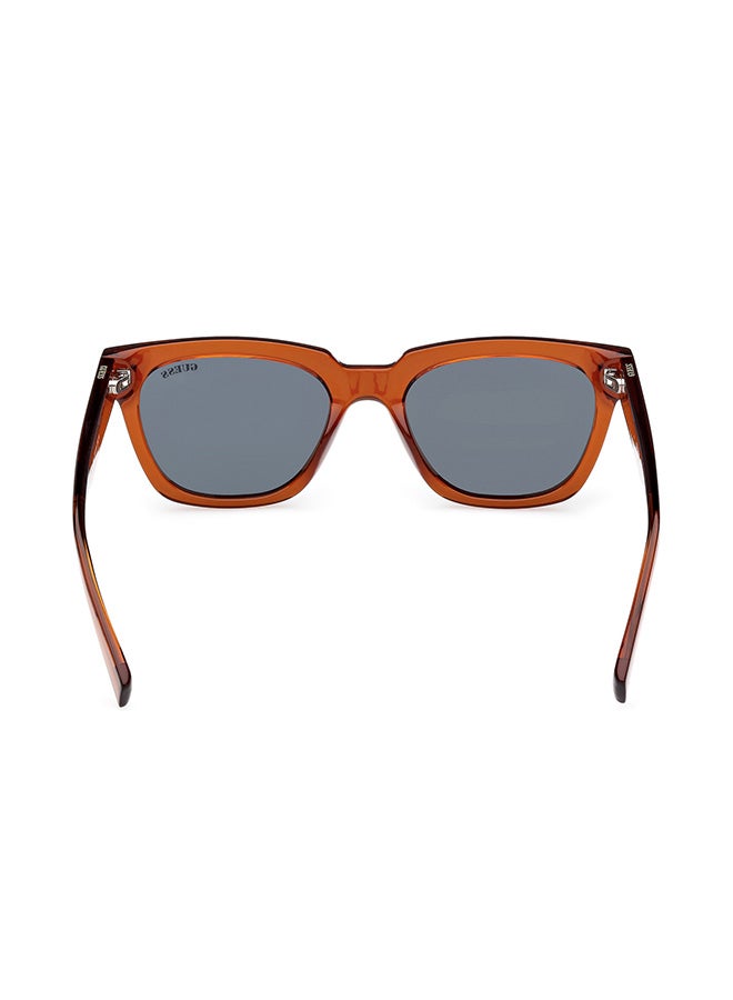 GUESS Men's UV Protection Square Sunglasses - GU826544V53 - Lens Size: 53 Mm - Image 4